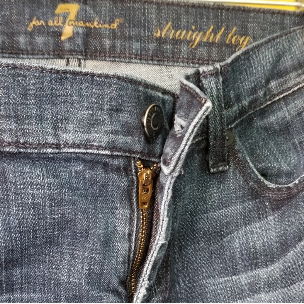 7 for All Mankind Straight Leg Jeans